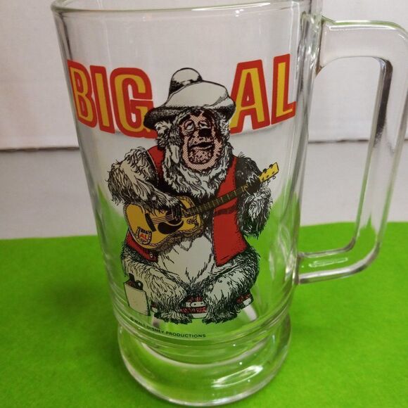 Vintage Walt Disney Glass Mug 1972 Big Al Country Bear Jamboree Grandmacore - Picture 2 of 6